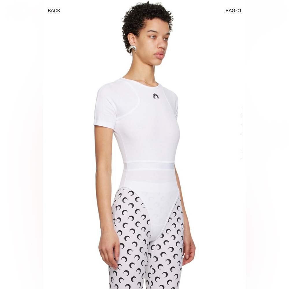 White Marrine Serre Bodysuit